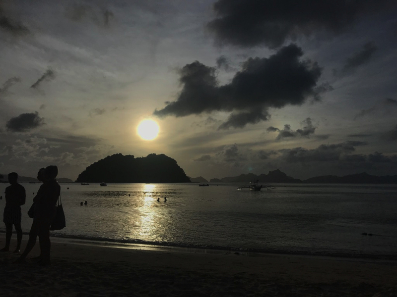 ラスカバナスからの夕日